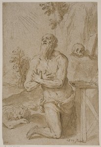 Der heilige Hieronymus in der Wildnis von Jacopo Palma
