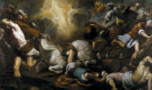 Die Bekehrung des Heiligen Paulus von Jacopo Palma il Giovane the Younger