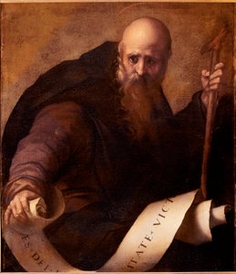 Heiliger Antonius der Große. Gemälde von Jacopo Carrucci, genannt Pontormo