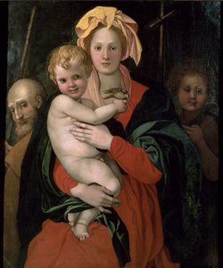 Die Heilige Familie mit St. Johannes, nach 1522 von Jacopo Pontormo