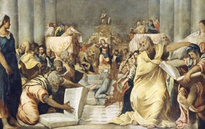 Jesus unter den Ärzten im Tempel von Jerusalem
