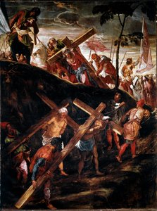 Der Kreuzweg (Die Kreuztragung) von Jacopo Robusti Tintoretto