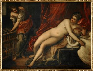 Leda und der Schwan von Jacopo Robusti Tintoretto