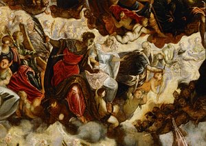 Paradies von Jacopo Robusti Tintoretto