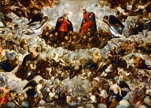 Paradies von Jacopo Robusti Tintoretto