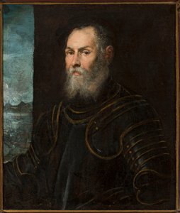 Porträt eines venezianischen Admirals von Jacopo Robusti Tintoretto