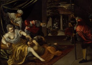 Samson und Delilah von Jacopo Robusti Tintoretto