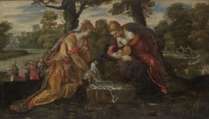 Die Auffindung des Moses, ca. 1555-75