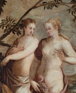 Das Urteil des Paris (Detail) von Jacopo Robusti Tintoretto