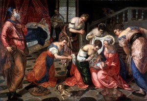 Die Geburt Johannes des Täufers, 1550