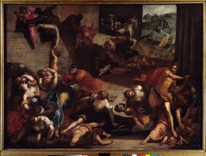 Das Massaker der Unschuldigen von Jacopo Robusti Tintoretto