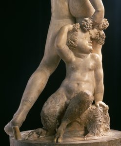 Bacchus (Detail), Skulptur von Jacopo Sansovino (1486-1570) von Jacopo Sansovino