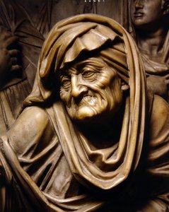Die Auferstehung eines ertrunkenen Mädchens (Detail) von Jacopo Sansovino