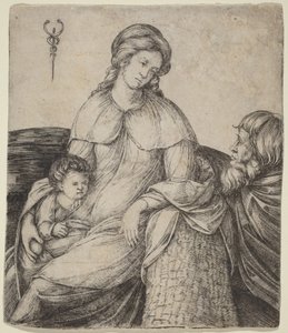 Heilige Familie von Jacopo de