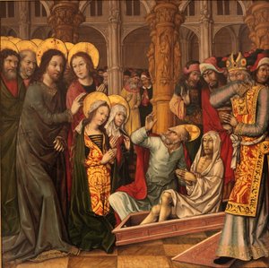 Die Auferstehung des Lazarus von Jacquelin de Montluçon