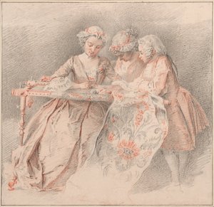 Die Stickerinnen von Jacques André Portail