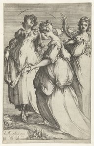 Drei heilige Frauen von Jacques Bellange