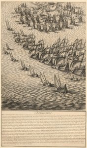 (Ausschnitt) Belagerung der Zitadelle von St. Martin auf der Île de Ré von Jacques Callot