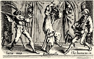 Balli di Sfessania - nach Radierungen von Jacomo Callot von Jacques Callot