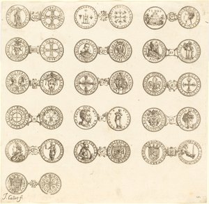 Münzen [Tafel 10] von Jacques Callot