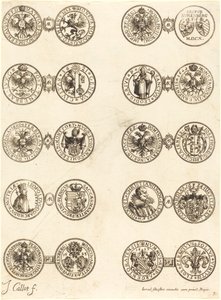 Münzen [Tafel 3] von Jacques Callot