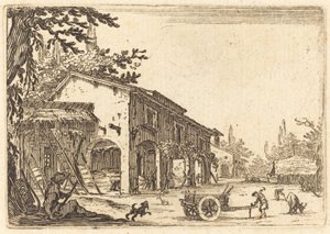 Hof eines Bauernhofs