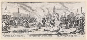 Der Scheiterhaufen von Jacques Callot