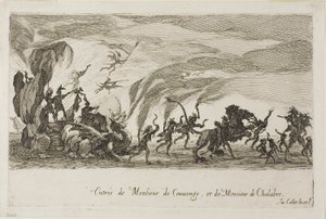 Einzug von M. de Couvonage und M. de Chalabre, aus Der Kampf an der Barriere