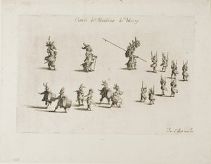 Einzug von M. de Macey, aus Der Kampf an der Barriere von Jacques Callot