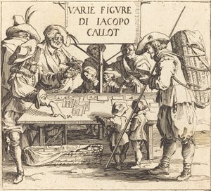 Frontispiz für Varie Figure, ca. 1621