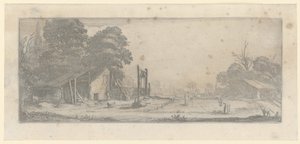 Garten mit Arbeitern von Jacques Callot