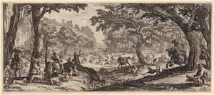 Große Jagd von Jacques Callot