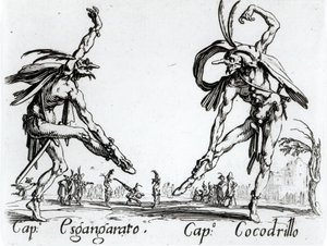 I Balli de Spessanei, oder Le Grande Chasse (Gravur) von Jacques Callot