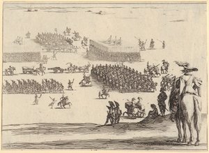 Kreuzigung, Blatt 11 der Folge "Die kleine Passion" von Jacques Callot