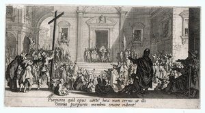 Die Große Passion, eine von 7 Gravuren (Gravur) von Jacques Callot