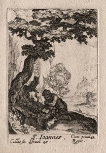 Les Pénitents: St. Johannes der Täufer von Jacques Callot