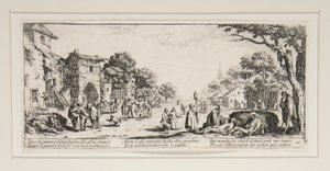 Die großen Leiden des Krieges: Nr. 16 - Die Sterbenden am Straßenrand