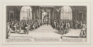 Die großen Elenden des Krieges: Nr. 18 - Verteilung der Belohnungen von Jacques Callot