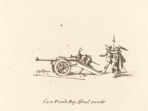 Das Laden der Kanone von Jacques Callot
