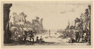 Martyrium des heiligen Sebastian von Jacques Callot