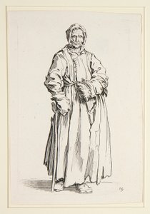 Einäugige Frau, aus Die Bettler (La borgnesse) von Jacques Callot