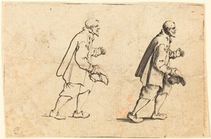 Bauer mit Hut in der Hand