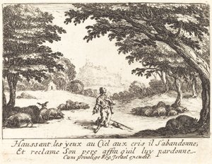 Gebet um göttliche Hilfe von Jacques Callot
