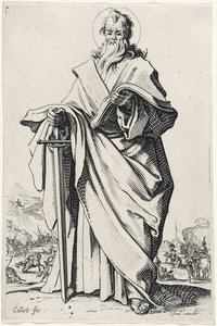 Heiliger Paulus aus Les Grands Apôtres, 1631 von Jacques Callot