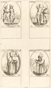 St. Agatha; St. Dorothy; St. Romuald von Ravenna; St. Paul, Bischof von Verdun