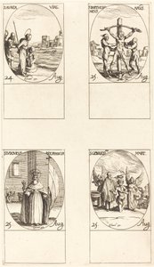 St. Aurea, St. Bartholomäus, St. Louis, St. Genesius von Jacques Callot