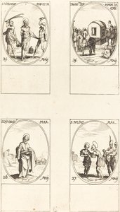 St. Urban, Die Überführung von St. Maria von James, St. Quadrat, St. Julius von Jacques Callot