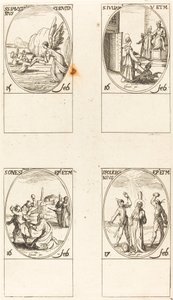 Heilige Faustinus und Jovita; Heilige Juliana; Heiliger Onesimus; Heiliger Policronius von Jacques Callot