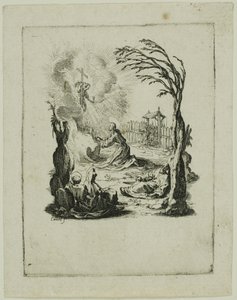 Die Agonie im Garten, aus Die Kleine Passion von Jacques Callot