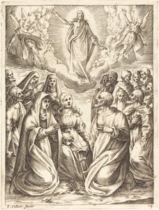 Die Himmelfahrt, 1608-1611 von Jacques Callot
